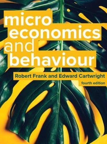 Microeconomics and behaviour; Robert H. Frank; 2025