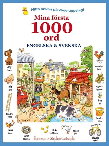 Mina första 1000 ord: engelska & svenska; Heather Amery; 2018