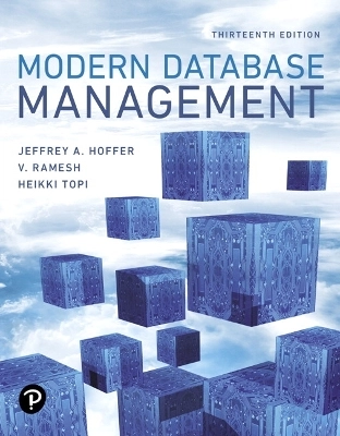 Modern database management; Jeffrey A. Hoffer; 2020