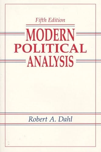 Modern political analysis; Robert A. Dahl; 1991