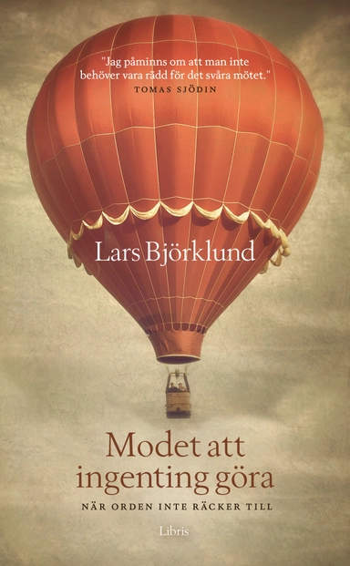 Modet att ingenting göra : när orden inte räcker till; Lars Björklund; 2016