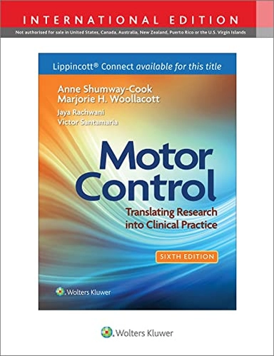 Motor Control; Anne Shumway-Cook; 2023