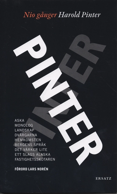 Nio gånger Pinter; Harold Pinter; 2005