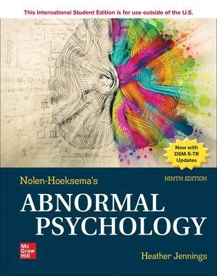 Nolen-Hoeksema's abnormal psychology; Heather Jennings; 2023