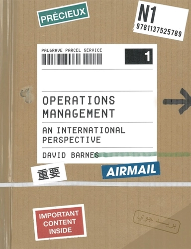 Operations Management; David Barnes; 2018