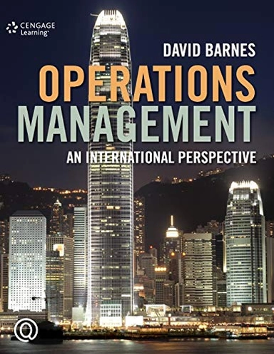 Operations Management; David Barnes; 2007