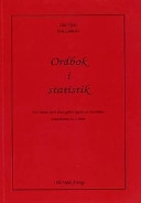 Ordbok i statistik; Olle Vejde; 2000