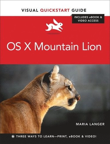 OS X Mountain Lion Includes eBook & Video Access; Langer, Maria; 2012