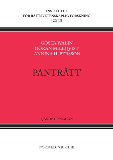 Panträtt; Gösta Walin, Göran Millqvist, Annina H. Persson; 2022