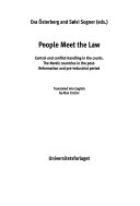 People meet the law; control and conflict-handling in the courts; Eva Österberg, Sølvi Sogner; 2000