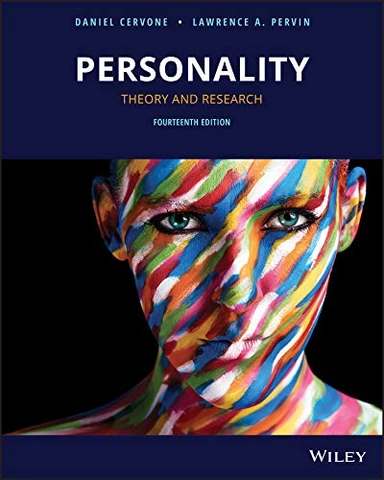 Personality; Daniel Cervone, Lawrence A. Pervin; 2018