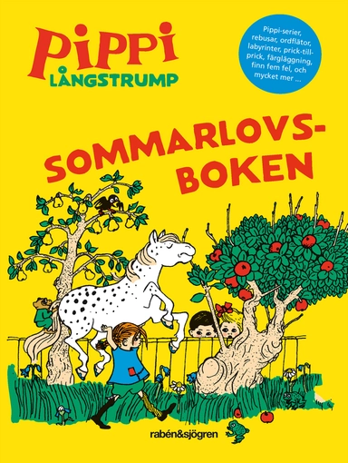 Pippi Långstrump. Sommarlovsboken; Astrid Lindgren, Ingrid Vang Nyman; 2017