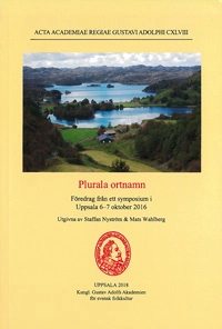 Plurala ortnamn; Staffan Nyström, Mats Wahlberg; 2018