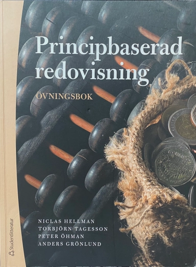 Principbaserad redovisning; Niclas Hellman; 2019