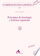 Principios De Fonologia Y Fonetica españolas; Antonio Quilis; 1997