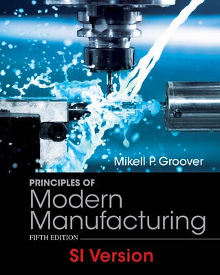 Principles of modern manufacturing; Mikell P. Groover; 2013