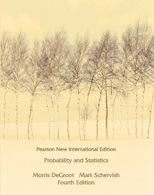 Probability and statistics; Morris H. DeGroot; 2014