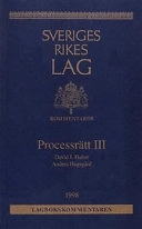 Processrätt III : Kommentarer; David I. Fisher; 1998