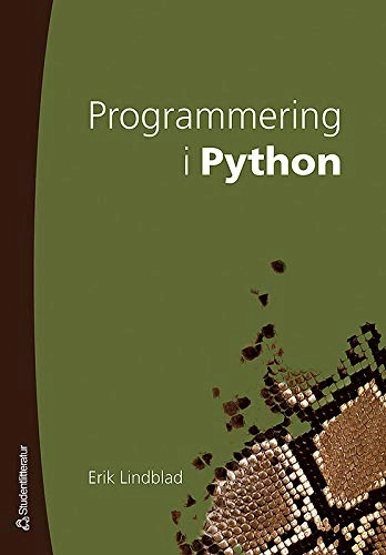 Programmering i Python; Erik Lindblad; 2006