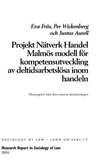 Projekt Nätverk Handel Malmös modell för kompetensutveckling av deltidsarbetslösa inom handeln : slutrapport från den externa utvärderingen; Eva Friis; 2005