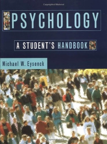 Psychology : a student's handbook; Michael W. Eysenck; 2000