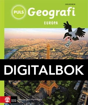 PULS Geografi 4-6 Europa Grundbok Digital; Katarina Olsson, Ingrid Åsgård; 2014