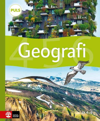 PULS Geografi 4-6 Grundbok; Katarina Olsson, Ingrid Åsgård; 2024