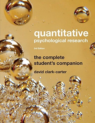 Quantitative Psychological Research; Clark-Carter David; 2009