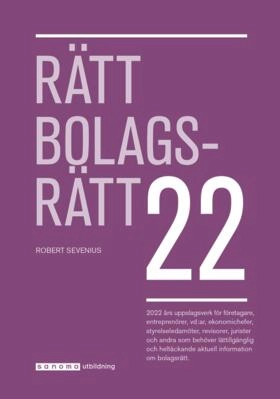 Rätt Bolagsrätt 2022; Robert Sevenius; 2022