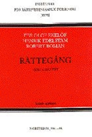 Rättegång. Femte häftet; Per Olof Ekelöf, Robert Boman; 1998