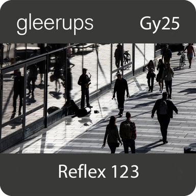 Reflex 123, digitalt läromedel, lärare, 12 mån, Gy25; Hans Almgren, Stefan Höjelid, Anna Furevik; 2025