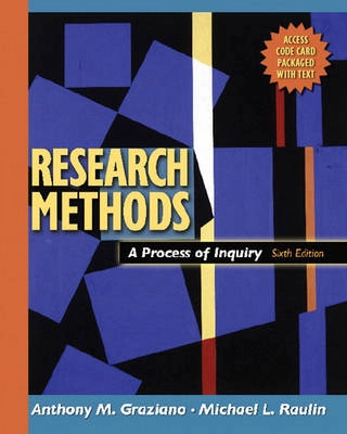 Research methods : a process of inquiry; Anthony M. Graziano; 2007