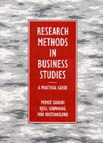 Research methods in business studies : a practical guide; Pervez N. Ghauri; 1995