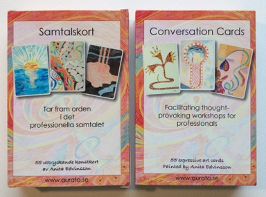 Samtalskort / Conversation cards; Anita Edvinsson; 2017