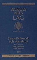 Skatteförfarande och skattebrott; Karin Almgren; 2000