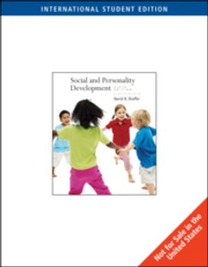 Social and personality development; Shaffer; 2009