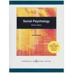 Social Psychology; Stewart C. Myers; 2008