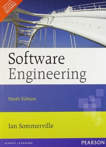 Software Engineering, 9/e; Ian Sommerville; 2011