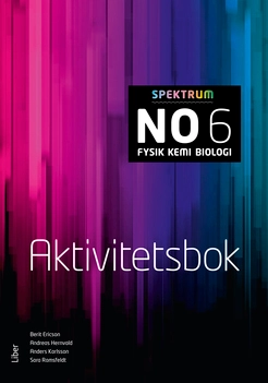 Spektrum NO 6 Aktivitetsbok; Berit Ericson, Andreas Hernvald, Anders Karlsson, Sara Ramsfeldt; 2019