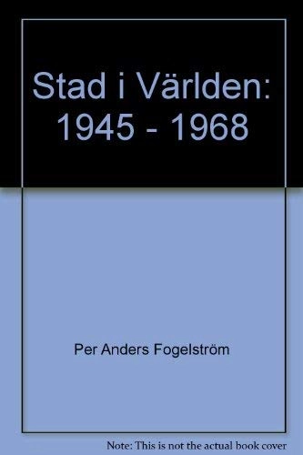 Stad i världen: romanBonnier pocket; Per Anders Fogelström; 1988