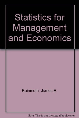 Statistics for management and economics; William Mendenhall; 1982