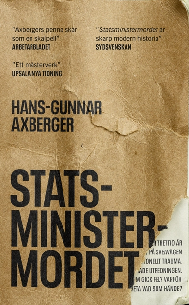 Statsministermordet; Hans-Gunnar Axberger; 2023