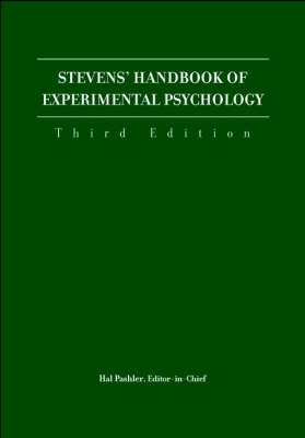 Stevens' Handbook of Experimental Psychology, 3rd Edition, Volume 1, Sensat; Steven Yantis; 2002