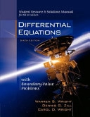 Student Resource and Solutions Manual for Zill/Cullen's Differential Equations with Boundary Value Problems, 6th; DENNIS G. ZILL, Frances T. Cullen; 2005