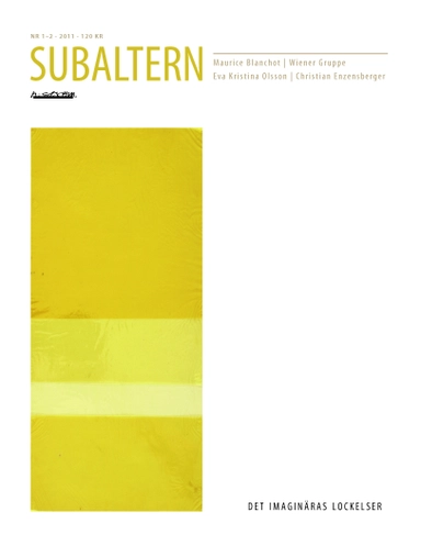 Subaltern 1-2(2011); Martin Bergqvist; 2011