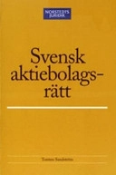 Svensk aktiebolagsrätt; Torsten Sandström; 2005