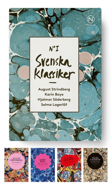 Svenska klassiker I; Karin Boye, Selma Lagerlöf, August Strindberg, Hjalmar Söderberg; 2015