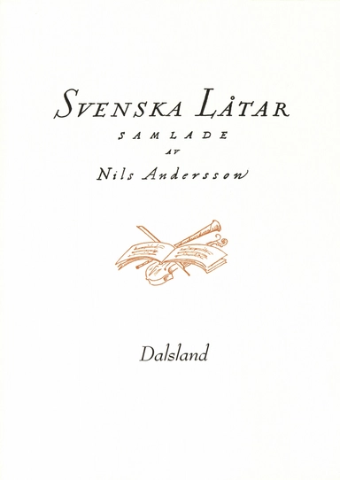 Svenska låtar Dalsland; Nils Andersson; 2019