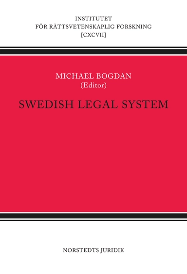 Swedish legal system; Michael Bogdan; 2010