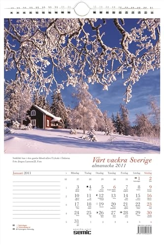 Vårt vackra Sverige almanacka 2011; Karin Larsson; 2010